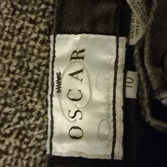 Oscar de la renta  gray  jeans in great condition - Picture 4 of 8